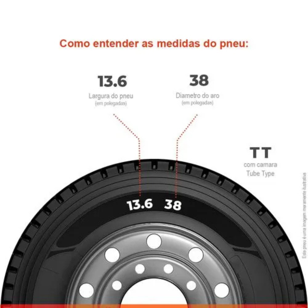 Pneu Agrícola Aro 38 13.6-38 Pirelli TM75 R-1 6PR TT